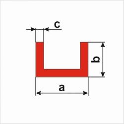 Hliníkový U- profil
